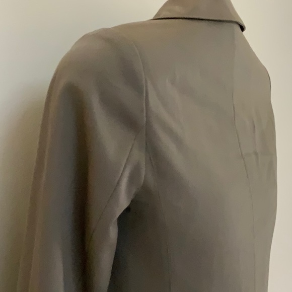 NWT Calvin Klein 100% Wool Trench Coat Size 2P - Picture 8 of 15